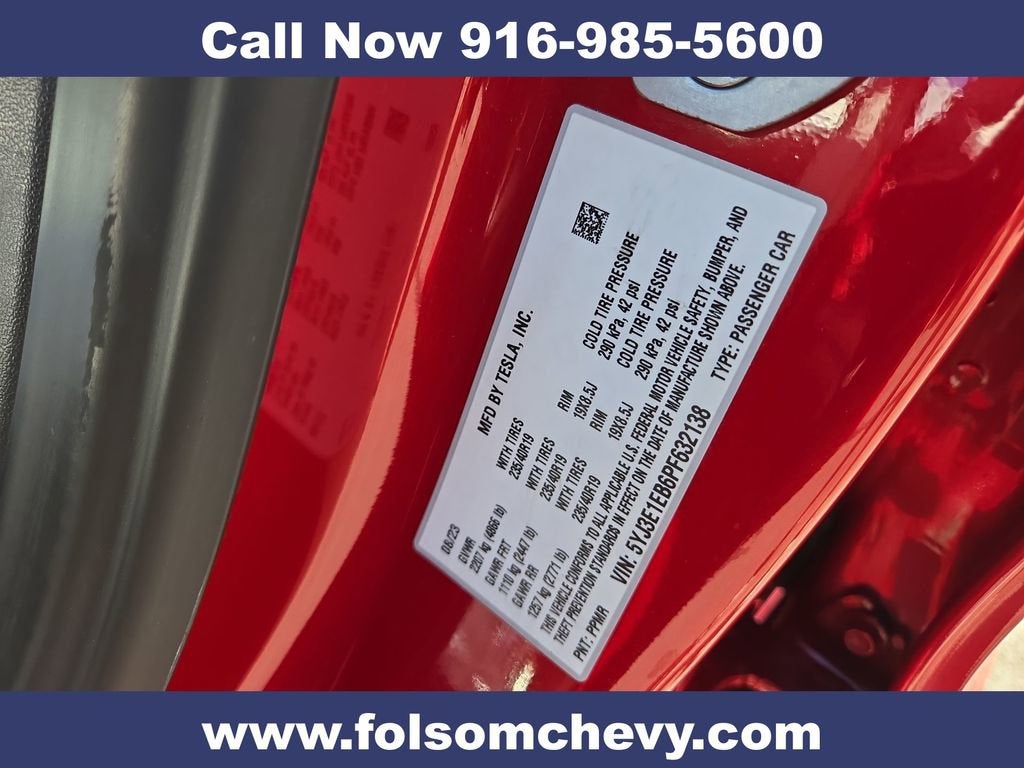 2023 Tesla Model 3 Long Range Dual Motor All-Wheel Drive