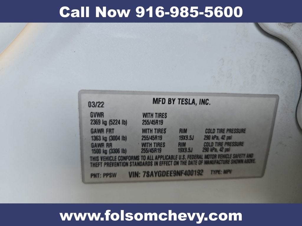 2022 Tesla Model Y Long Range