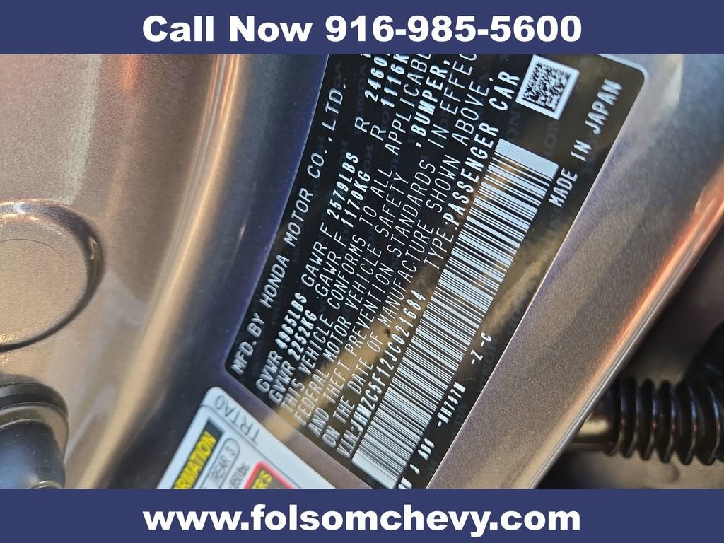 2018 Honda Clarity Plug-In Hybrid NA