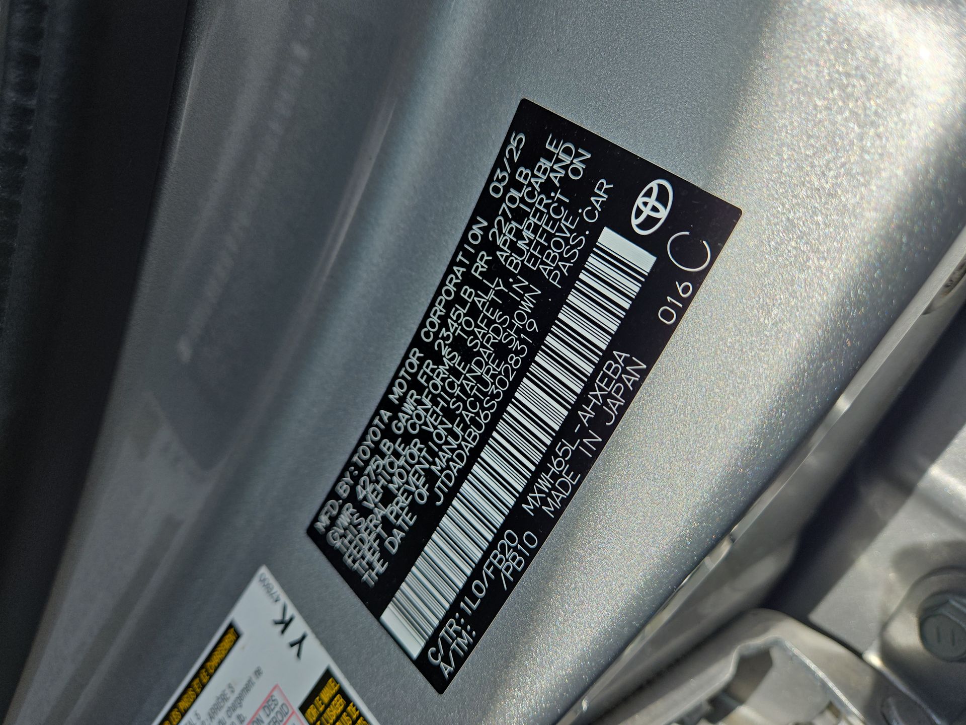 2025 Toyota Prius LE