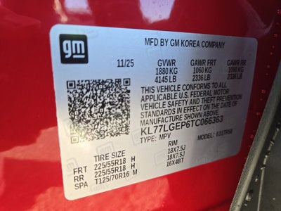 2026 Chevrolet Trax 1RS