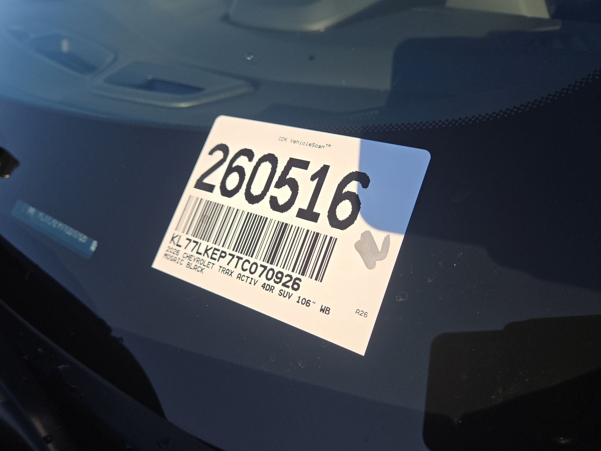 2026 Chevrolet Trax ACTIV