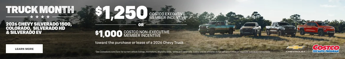 2026 Costco Chevy Truck Special