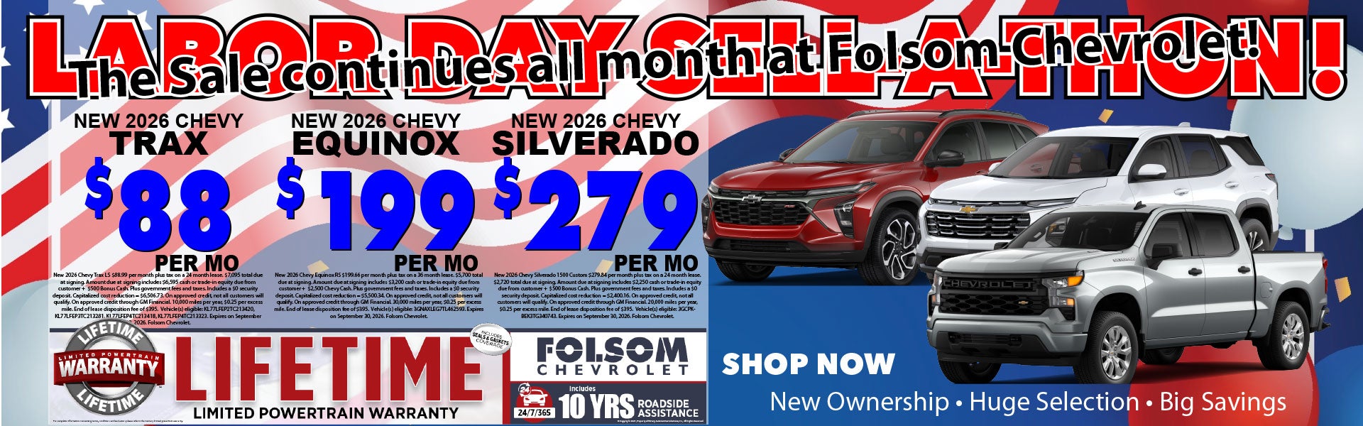 Trax, Equinox, and Silverado Deals