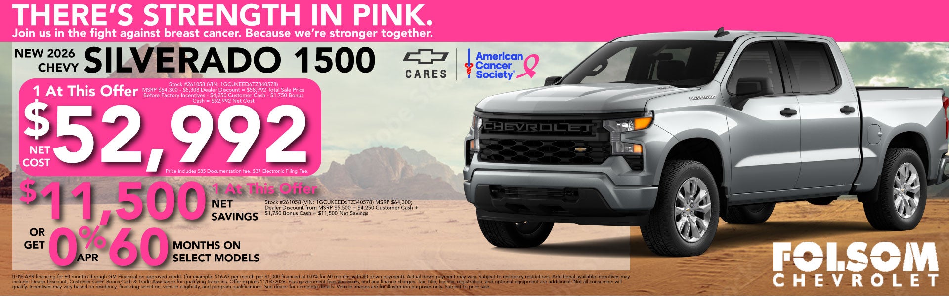 2026 Chevy Silverado Sale