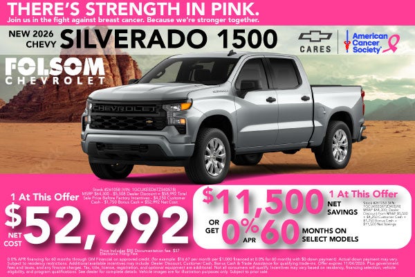 2026 Chevy Silverado Sale