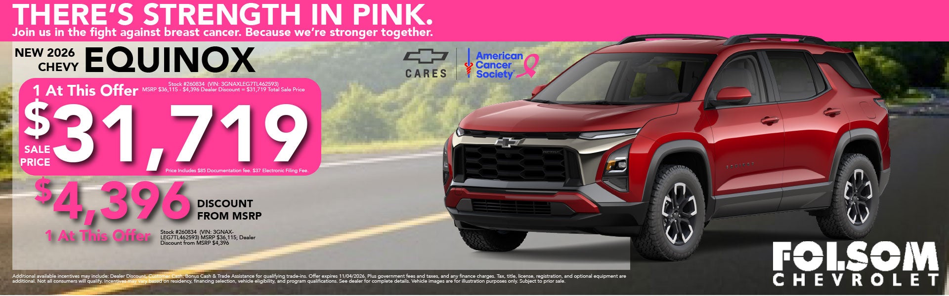 2026 Chevy Equinox Sale